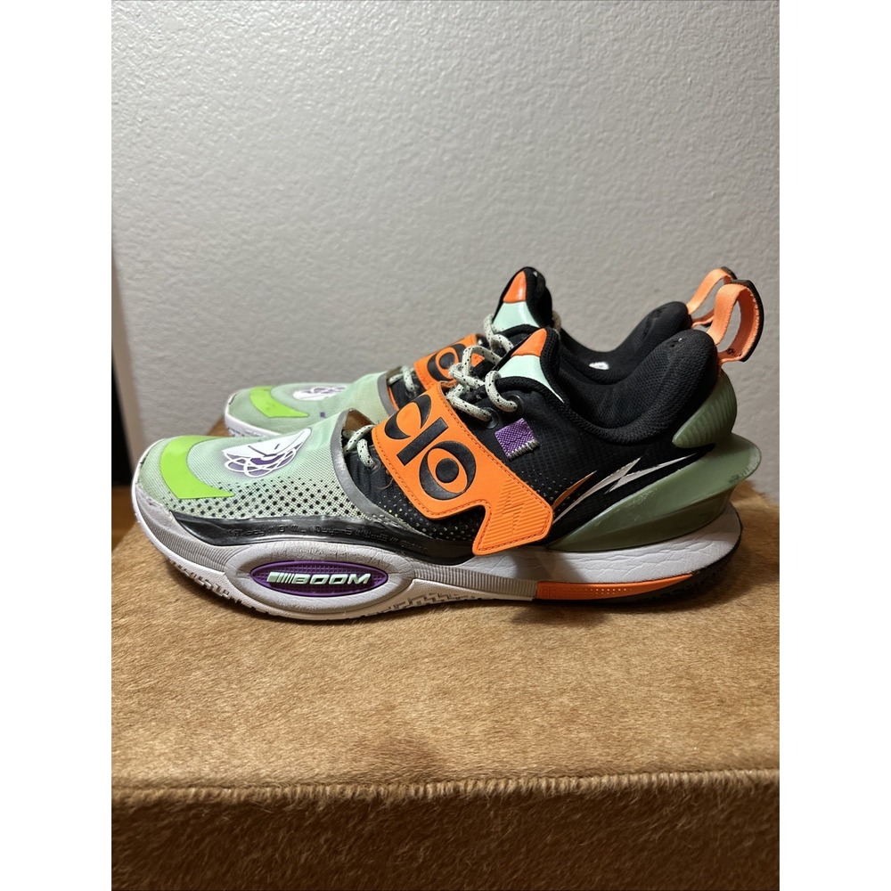 All City 10 V2 Men's Shoes Green Black‎ Orange Boom ABA 059-14 Size 12 US